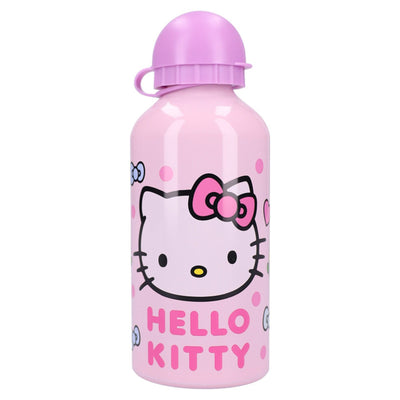 Hello Kitty Drinkfles Roze - Herbruikbare Aluminium Schoolbeker 500ml