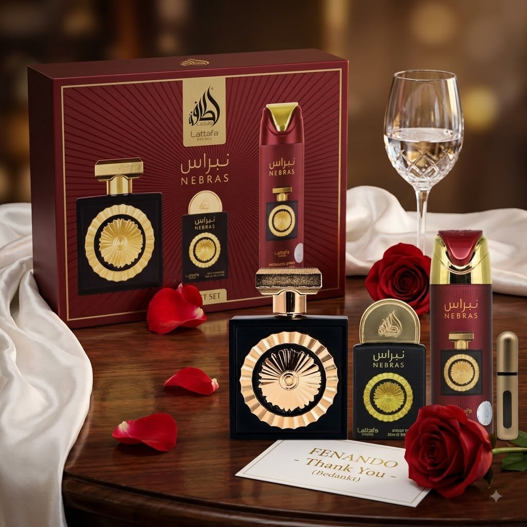 Lattafa Pride Nebras — Parfum Giftset 3-delig