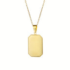 Unisex RVS Dog Tag Ketting – Personaliseerbaar met Lasergravure (Waterbestendig)