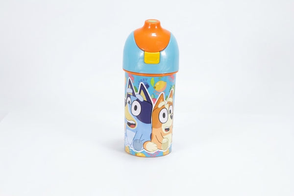 Bluey en Bingo Drinkfles met Rietje