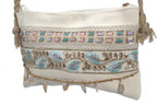 Ibiza Bohemian Crossbody Tas — Canvas Schoudertas met Borduurwerk