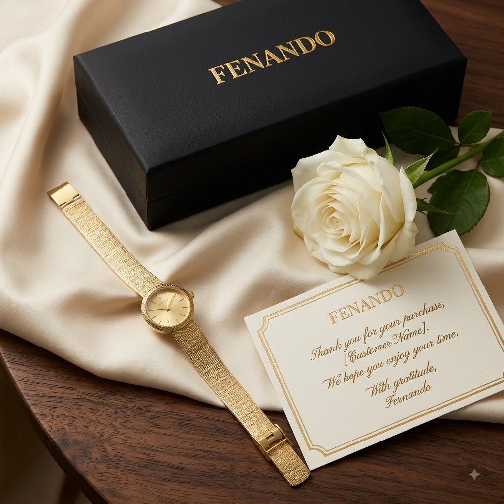 Chloé Vintage Sieradenhorloge — Goud met Mesh Band