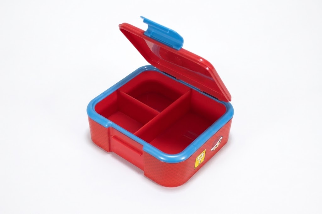 Super Mario Brotdose mit 3 Fächern - Premium Lunchbox 18x16 cm