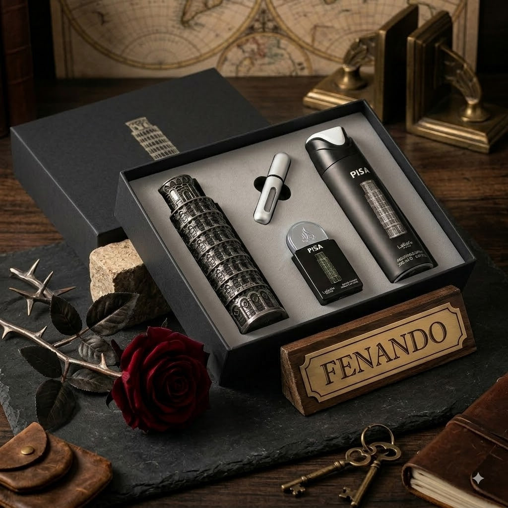 Lattafa Pride Pisa — Parfum Giftset 4-delig