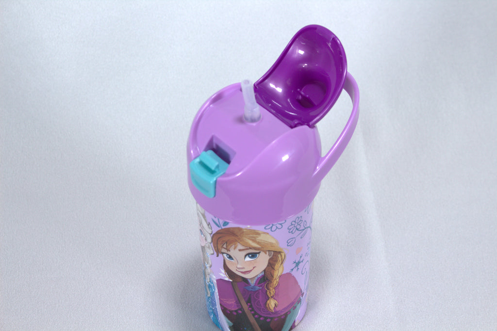 Disney Frozen Drinkfles met Rietje