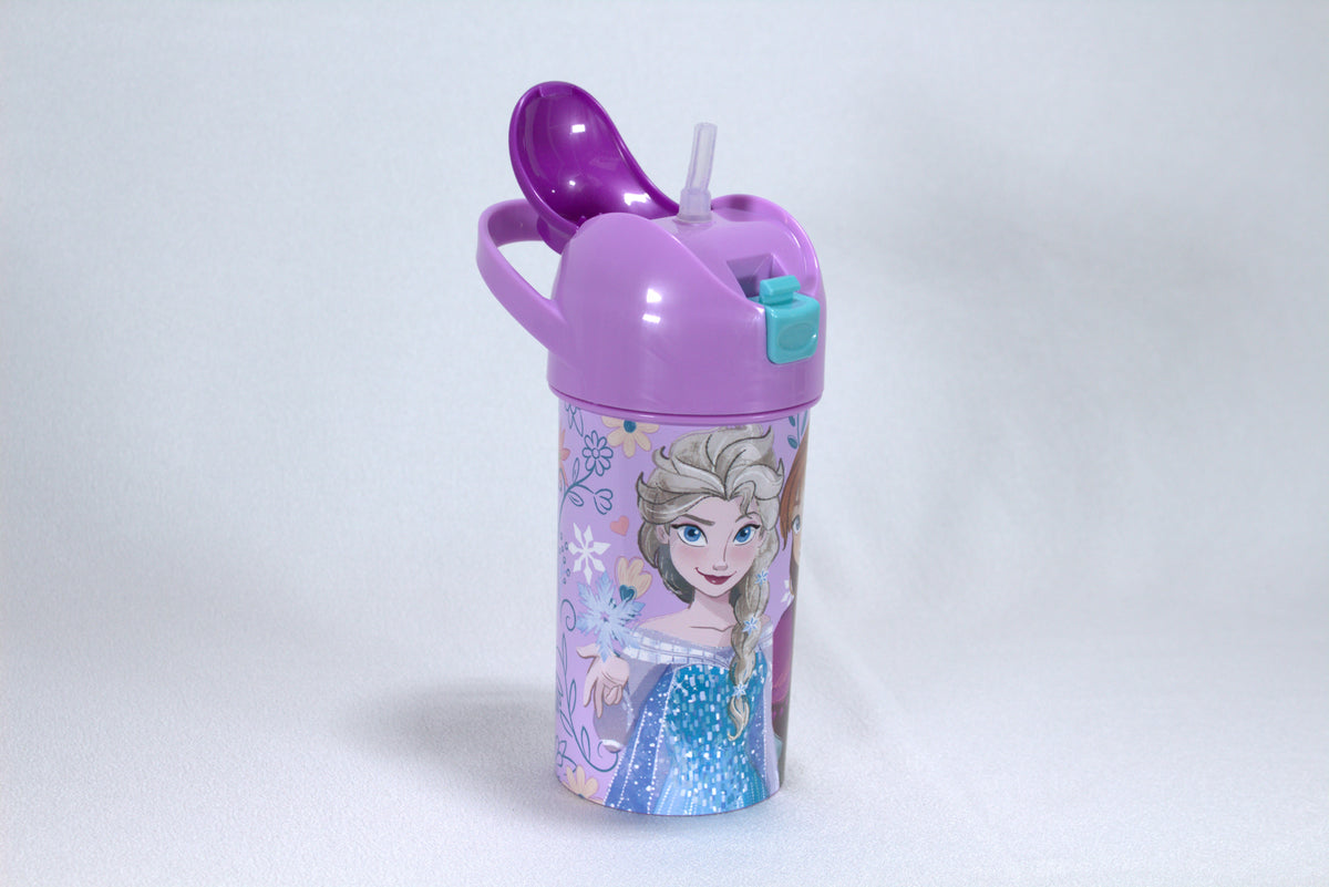 Disney Frozen Drinkfles met Rietje