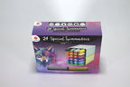 DécoTime Special Twinmarkers — 24 Luxe Metallic en Glitter Stiften met Opbergtrays