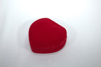 Hartvormig Sieradendoosje — Rood Fluweel