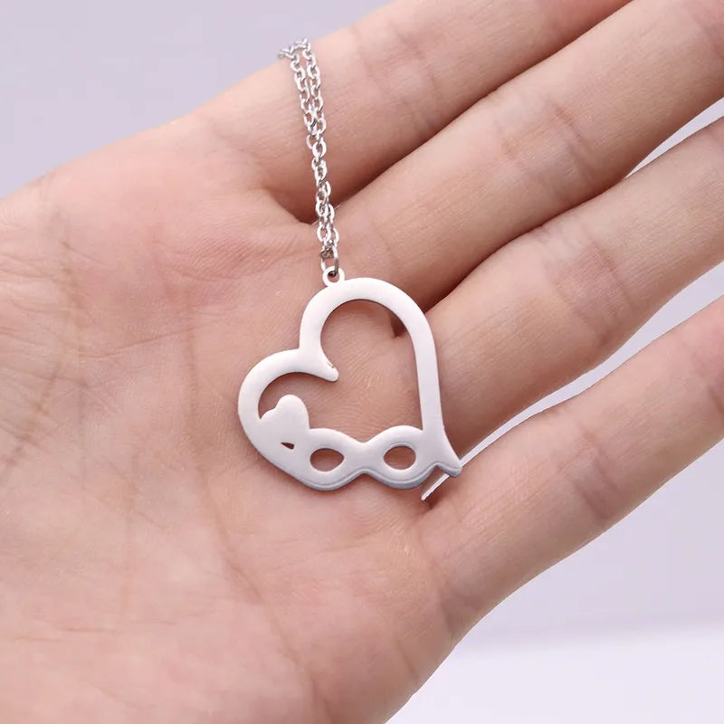 Oneindig Hart Hangerketting
