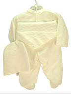 Luxe Baby Kostuum Wit - 3-delig Dooppakje / Feestset met Gilet & Strik