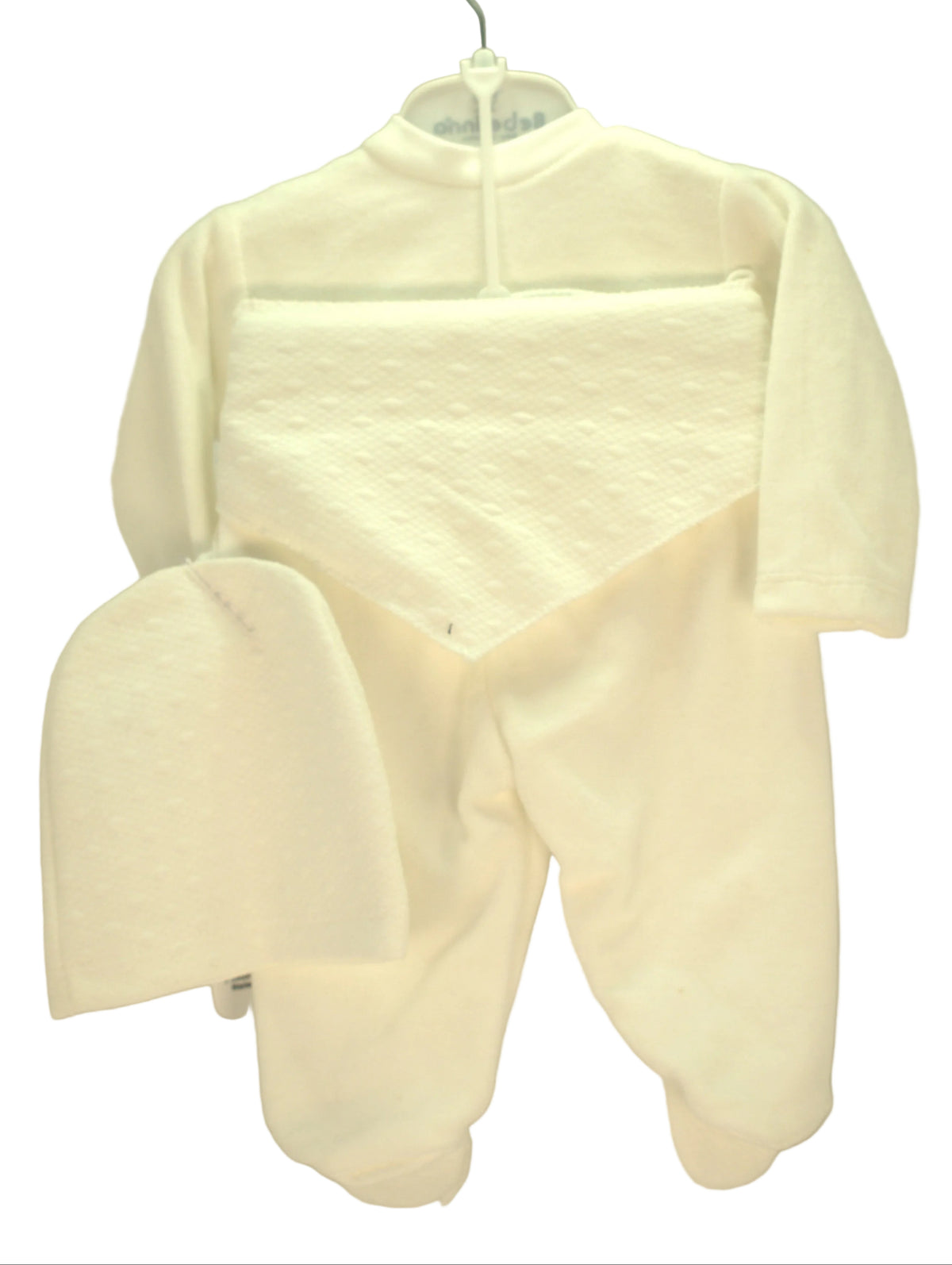 Luxe Baby Kostuum Wit - 3-delig Dooppakje / Feestset met Gilet & Strik