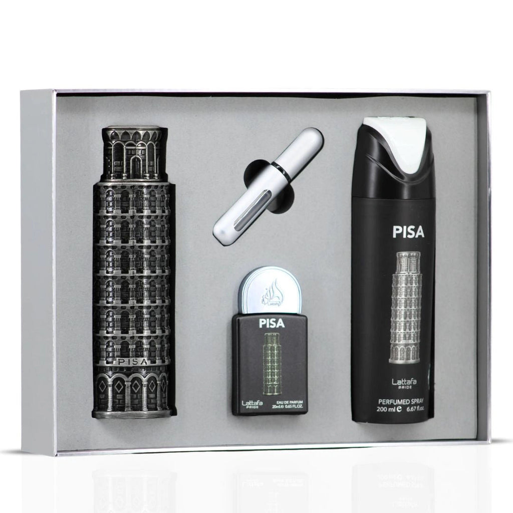 Lattafa Pride Pisa — Parfum Giftset 4-delig