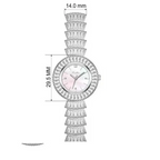 Élodie Sieradenhorloge — Zilver met Kristallen