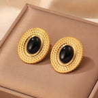 Vintage Empress Sieradenset — Goud & Zwarte Onyx