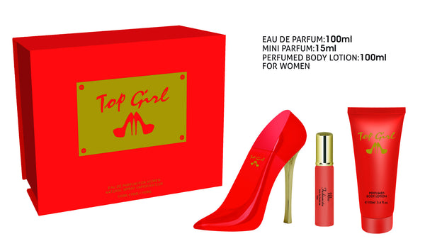 Tiverton Top Girl Red — Giftset 3-delig