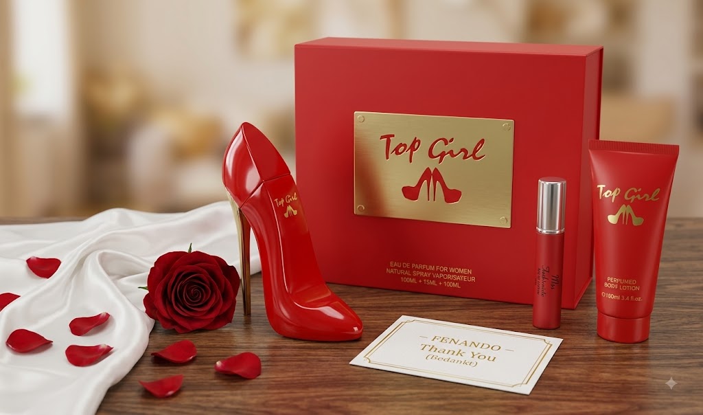 Tiverton Top Girl Red — Parfum Giftset 3-delig
