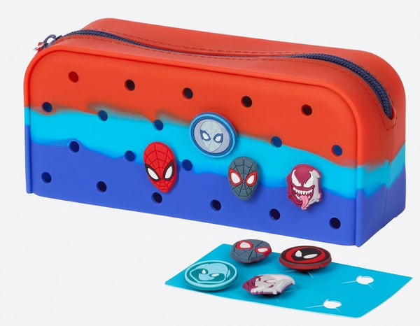 Marvel Spidey Spider-Man Siliconen Etui met Badges - 7-delig