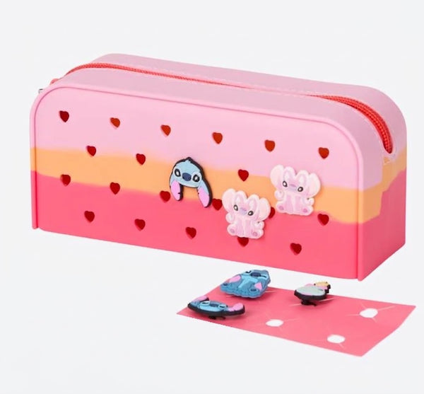 Hello Kitty & Angel Siliconen Etui met Badges - 7-delig