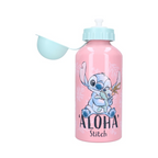 Disney Stitch Drinkfles — Roze Aluminium