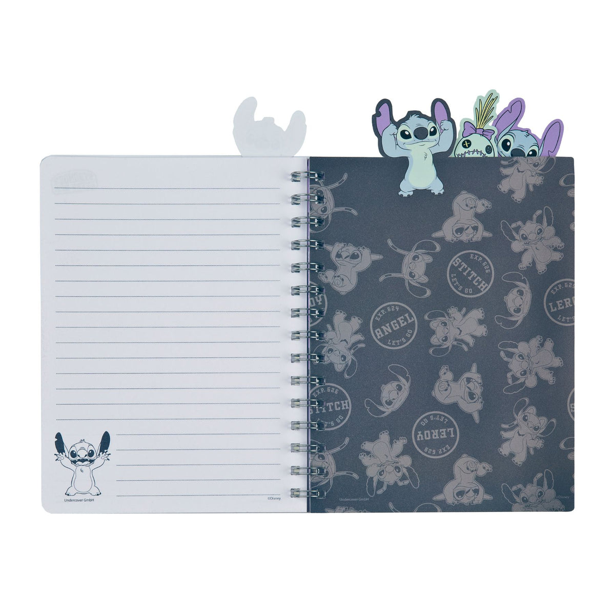 Disney Stitch Notitieboek A5 — Gelinieerd met Ringband
