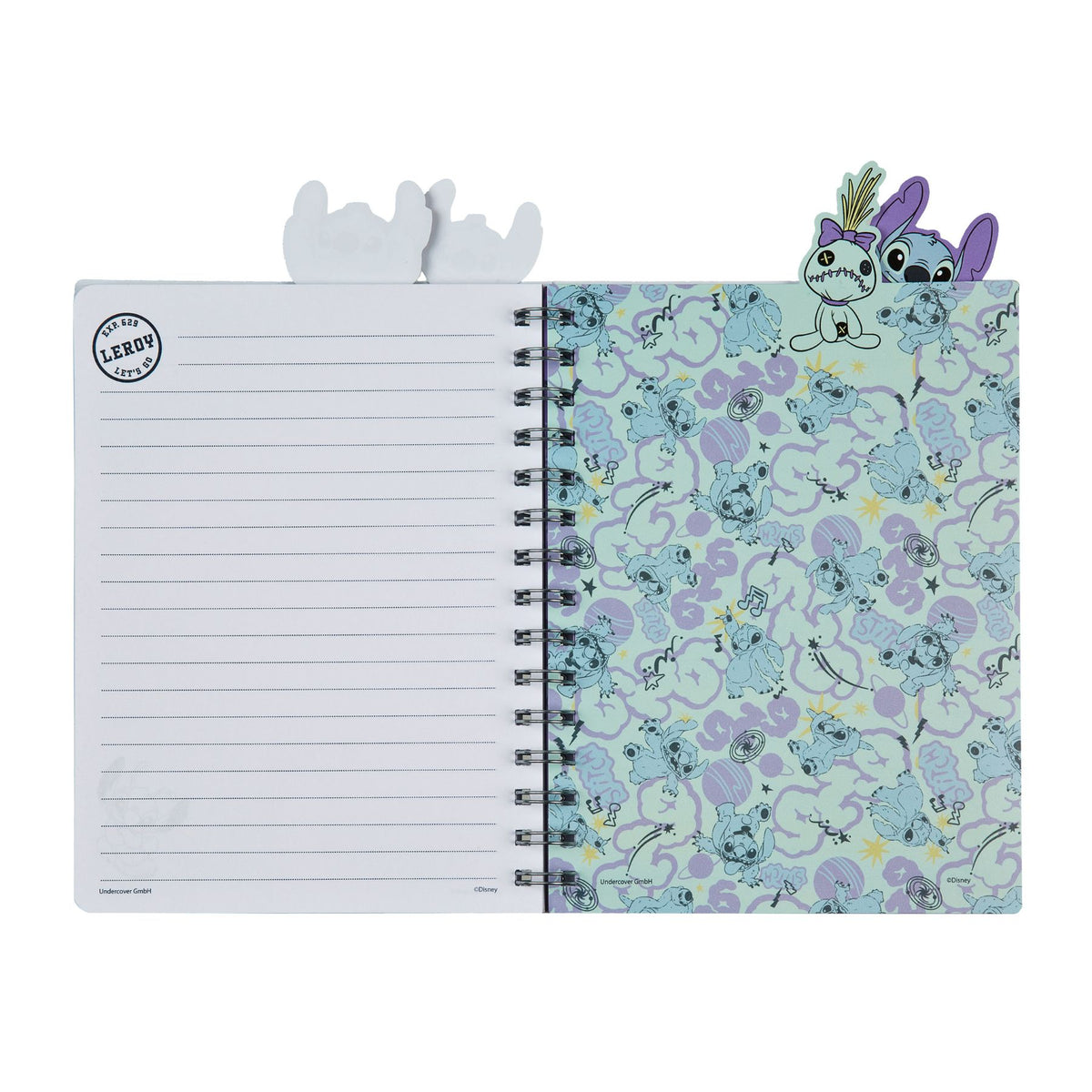 Disney Stitch Notitieboek A5 — Gelinieerd met Ringband