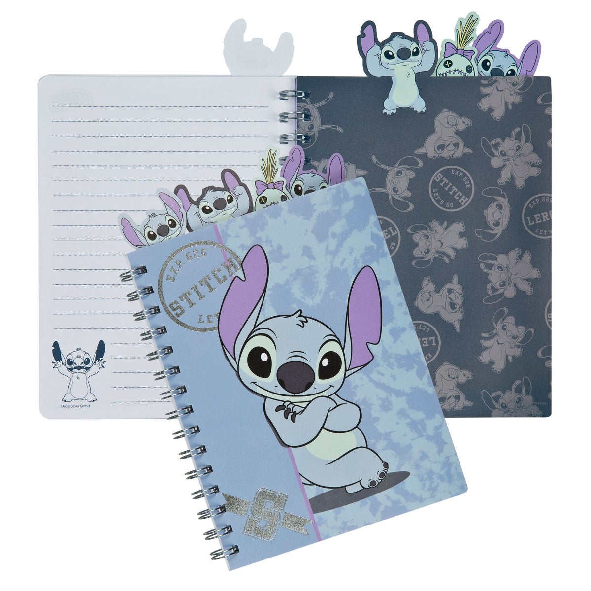 Disney Stitch Notitieboek A5 — Gelinieerd met Ringband